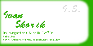 ivan skorik business card